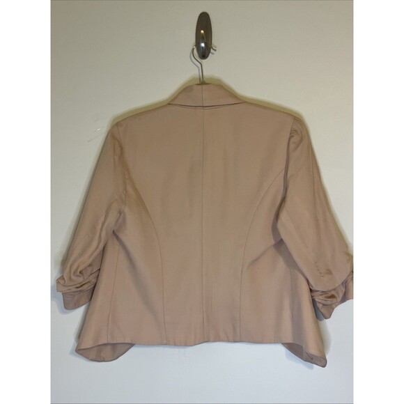 Velvet Heart Women’s open Cropped Blazer Size XSmall Pink New With Tags 3/4 Slv - Picture 5 of 12